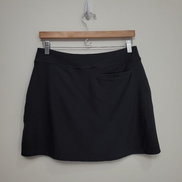 NIKE Womens Tournament Knit Golf Skort Black 726172-010 Size M Pickleball Tennis - Picture 13 of 15